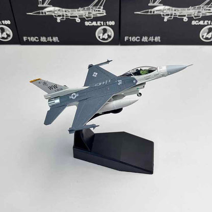 1/100 Scale General Dynamics F-16C Fighting Falcon US Fighter Aircraft Diecast Model