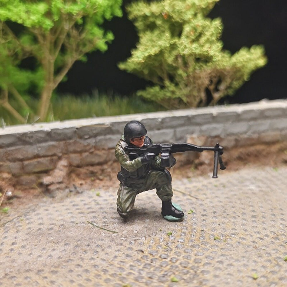1/72 Scale Russian Special Operations Forces Soldiers Painted Figures for Model Dioramas