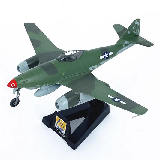 Me 262 A-1a Schwalbe fighter aircraft pre-built 1/72 scale plastic collectible WWII German fighter model