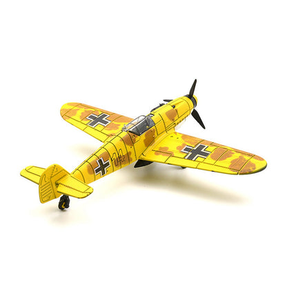1/48 Scale Messerschmitt Bf 109 WWII German Monoplane Fighter Pre-built Plastic Collectible Model Aircraft