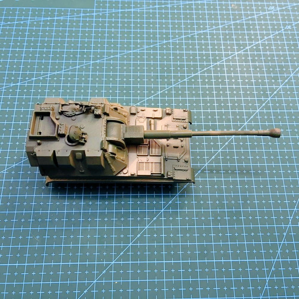 1/72 Scale AS-90 British Armoured Self-Propelled Howitzer Pre-built Plastic Collectible Model
