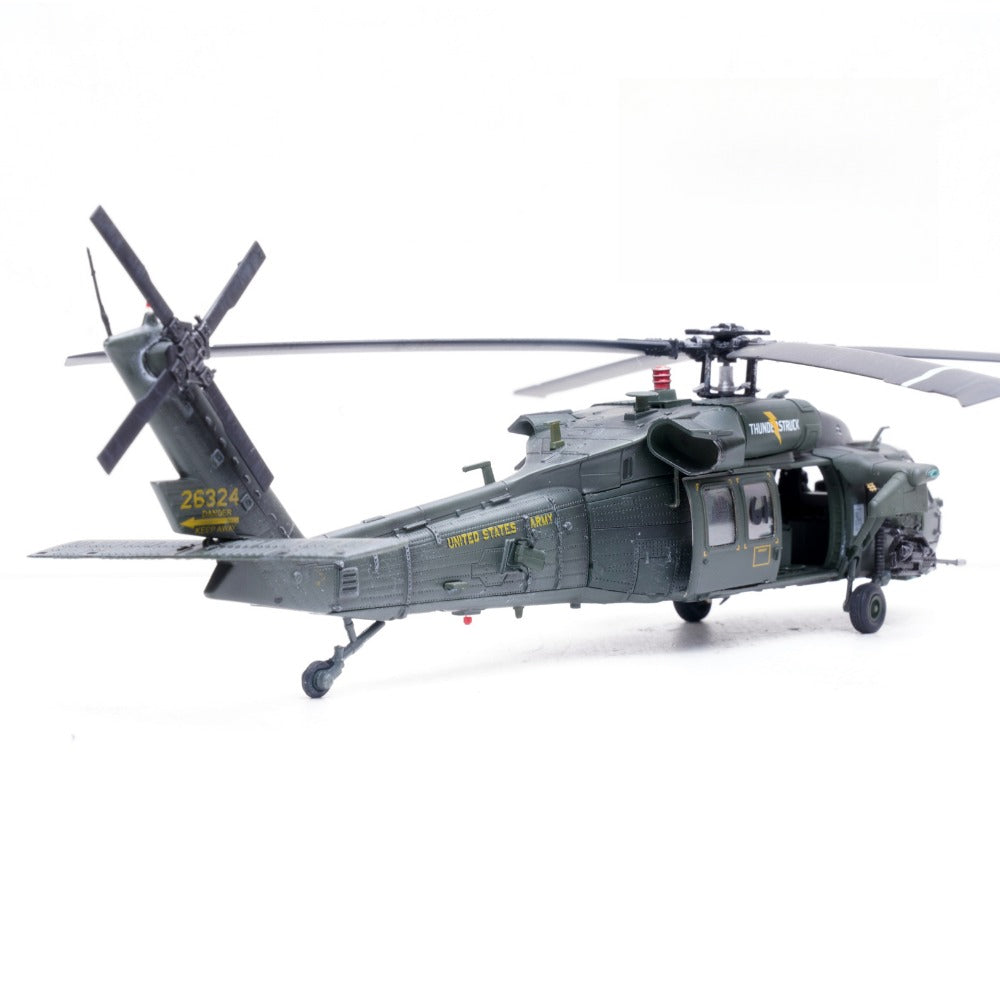 1/72 Scale Sikorsky MH-60L Black Hawk Military Utility Helicopter US Army Super 61 Thunderstruck Diecast Model