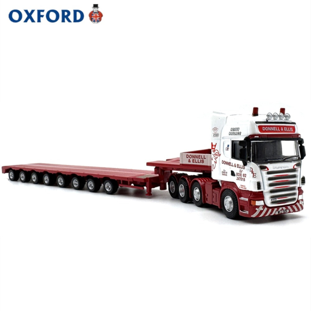 1/76 Scale Scania Donnell & Ellis Low Loader Diecast Model