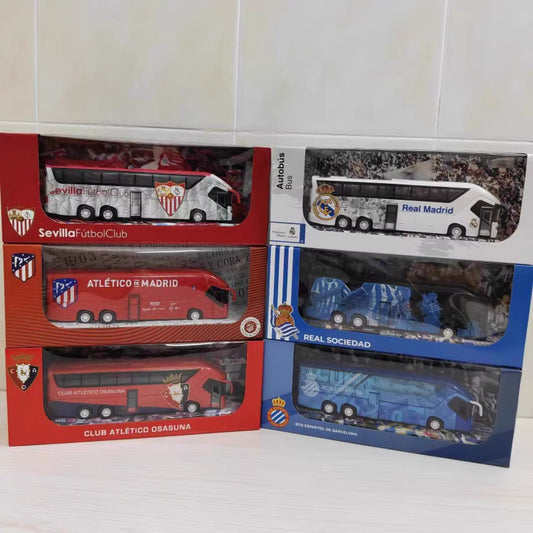 1/64 Scale Spanish Football Soccer Club Coach Diecast Model Bus