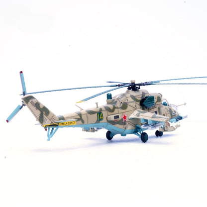 1/72 Scale Mil Mi-24P Helicopter Soviet Air Force Bagram Airfield Diecast Model