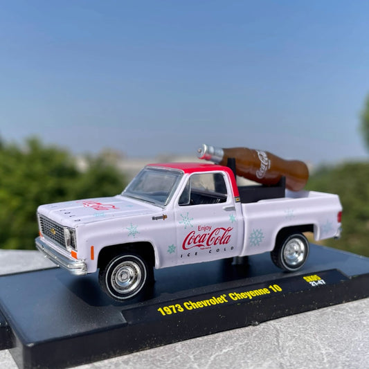 1/64 Scale Chevrolet Cheyenne Coca-Cola Pickup Truck Diecast Model