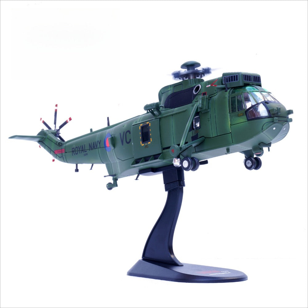 1/72 Scale Westland Sea King HC.4 Royal Navy ZA290 Helicopter Diecast Model Aircraft