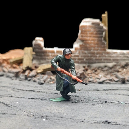 1/72 Scale WWII German Soldiers Painted Figures for Model Dioramas