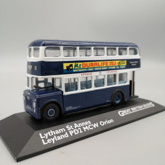 1/76 Scale Leyland Titan PD2 MCW Orion Double-Decker Lytham St Annes Bus Diecast Model