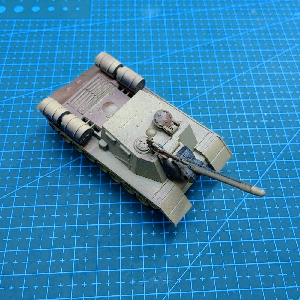1/72 Scale ISU-152 Soviet Self-Propelled Heavy Assault Gun Pre-built Plastic Collectible Model
