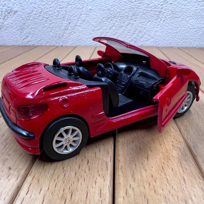 1/32 Scale Peugeot 206 CC Convertible Diecast Model Car