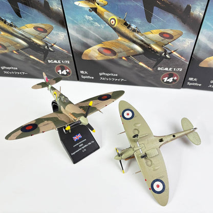 1/72 Scale 1941 Supermarine Spitfire Mk Vb WWII Fighter Interceptor Aircraft Diecast Model