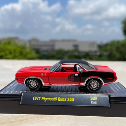 1/64 Scale 1971 Plymouth Cuda 340 Diecast Model Car