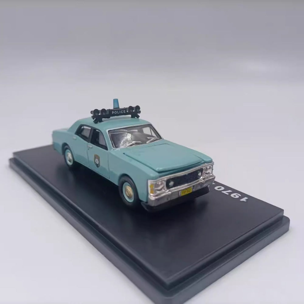 1/64 Scale 1970 Ford Falcon XW Sedan New South Wales Police Car Diecast Model