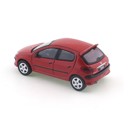 1/64 Scale Peugeot 206 5-door Hatchback Diecast Model Car