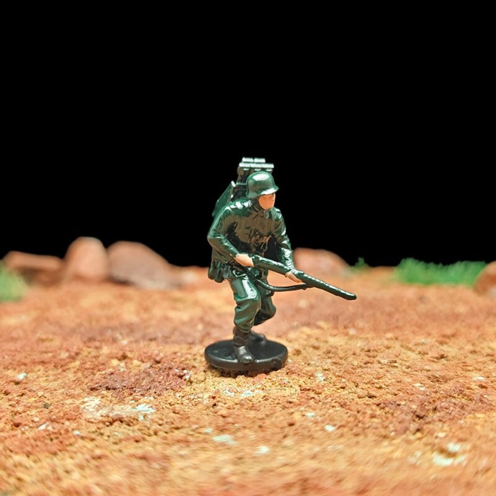 1/72 Scale WWII German Army Soldiers Painted Figurines for Model Dioramas