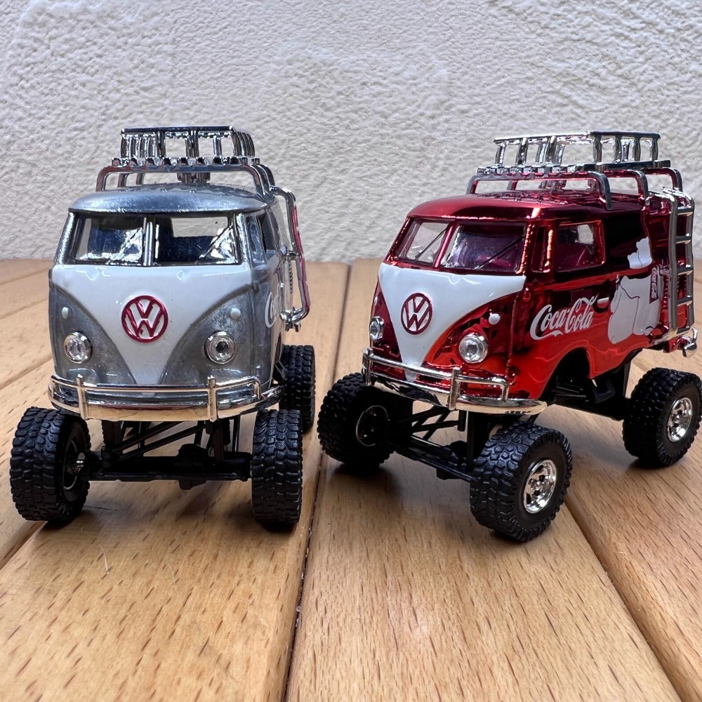 1/64 Scale Volkswagen T1 Off-Road Transporter Coca-Cola Diecast Model Car