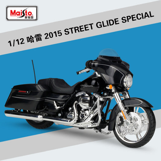 1/12 Scale 2015 Harley-Davidson Street Glide Special Diecast Model Motorcycle