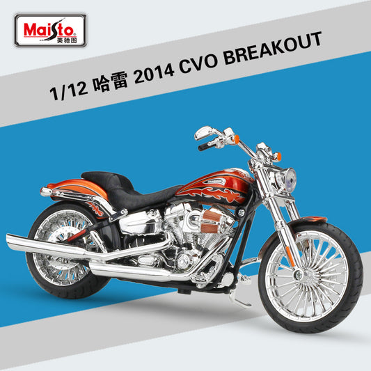 1/12 Scale 2014 Harley-Davidson CVO Breakout Diecast Model Motorcycle