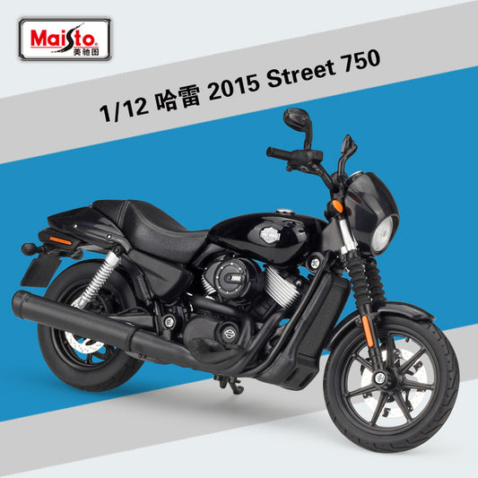 1/12 Scale 2015 Harley-Davidson Street 750 Diecast Model Motorcycle