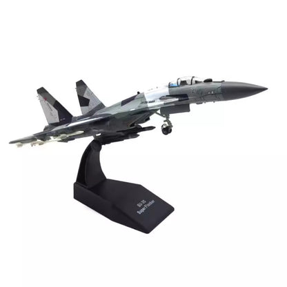 1/100 Scale Sukhoi Su-35 Super Flanker Fighter Diecast Model Aircraft