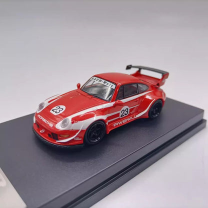 1/64 Scale RWB Porsche 911 (993) Sports Car Diecast Model