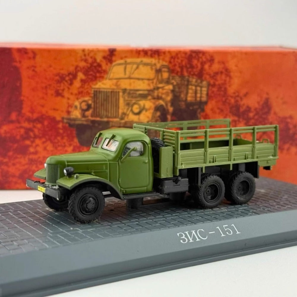 1/72 Scale GAZ-51A ZIS-151 KrAZ-256B Soviet Truck Diecast Model