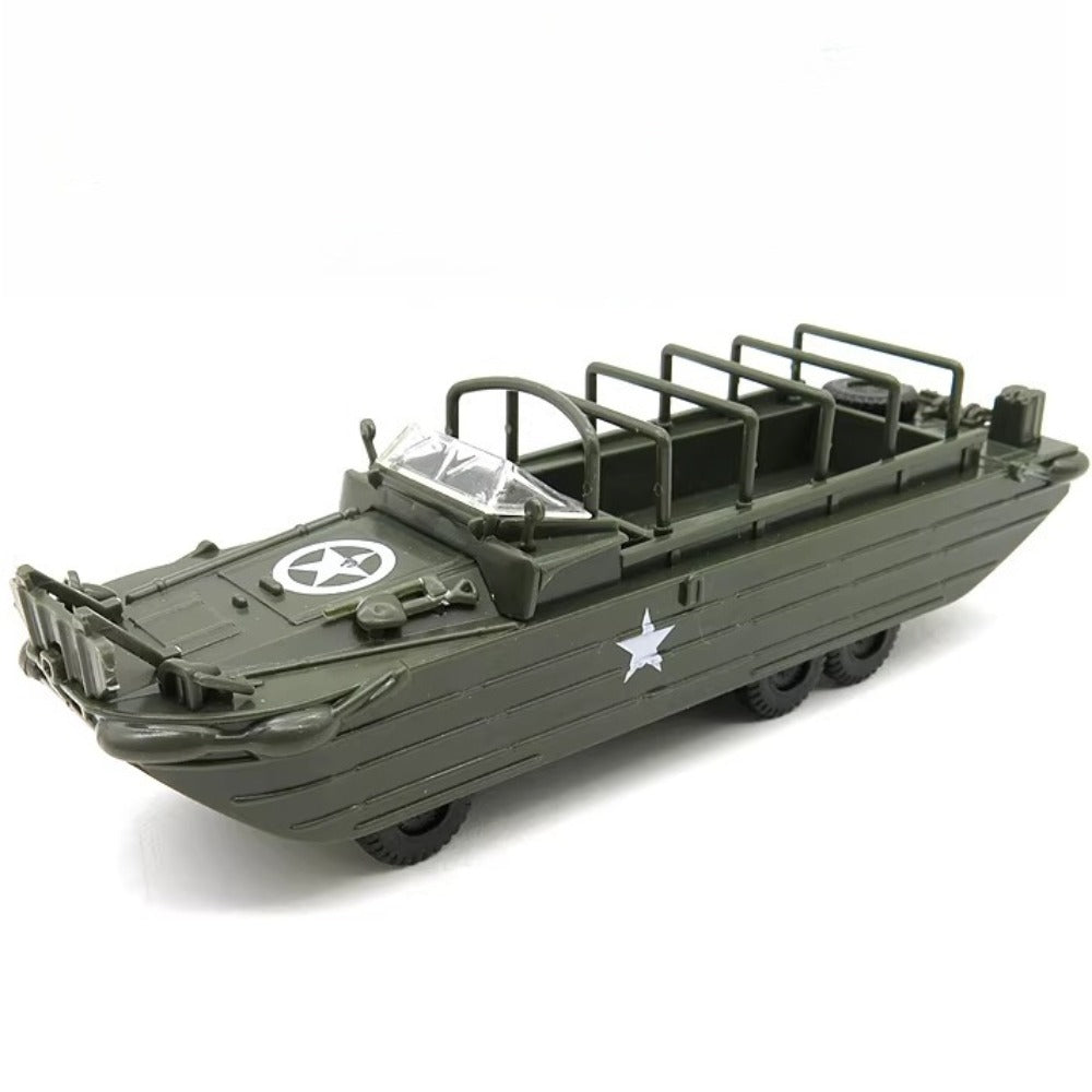 1/72 Scale DUKW US Amphibious Transport Vehicle Pre-built Plastic Collectible Model