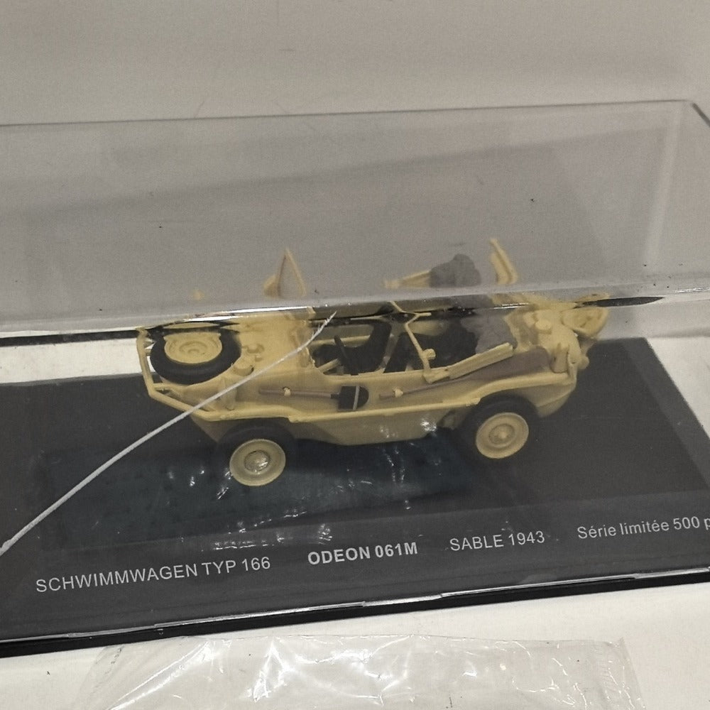 1/43 Scale 1943 Schwimmwagen Type 166 WWII German Amphibious Car Diecast Model