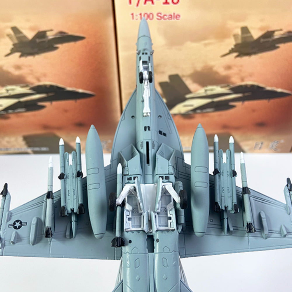1/72/100 Scale F/A-18F Super Hornet US Navy Carrier-Based Multirole Fighter Diecast Model Aircraft