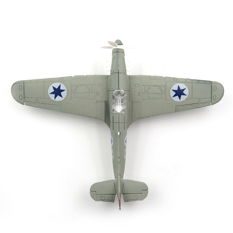 1/48 Scale Hawker Hurricane British Single-Seat Fighter Pre-built Plastic Collectible Model Aircraft