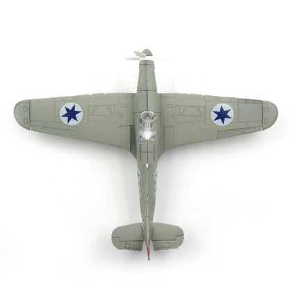 1/48 Scale Hawker Hurricane British Single-Seat Fighter Pre-built Plastic Collectible Model Aircraft