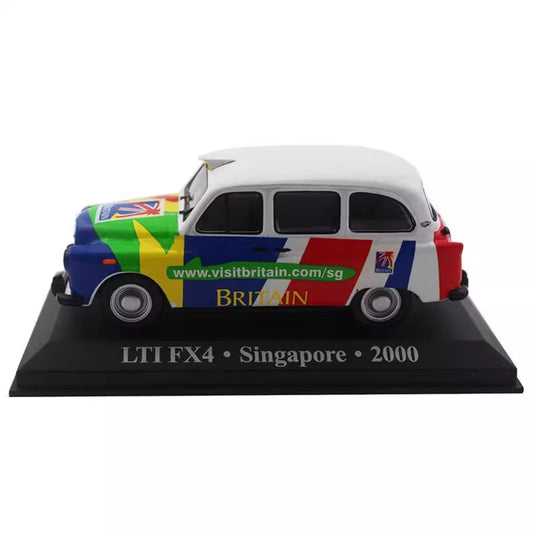 1/43 Scale LTI FX4 Singapore Taxi 2000 Diecast Model Car