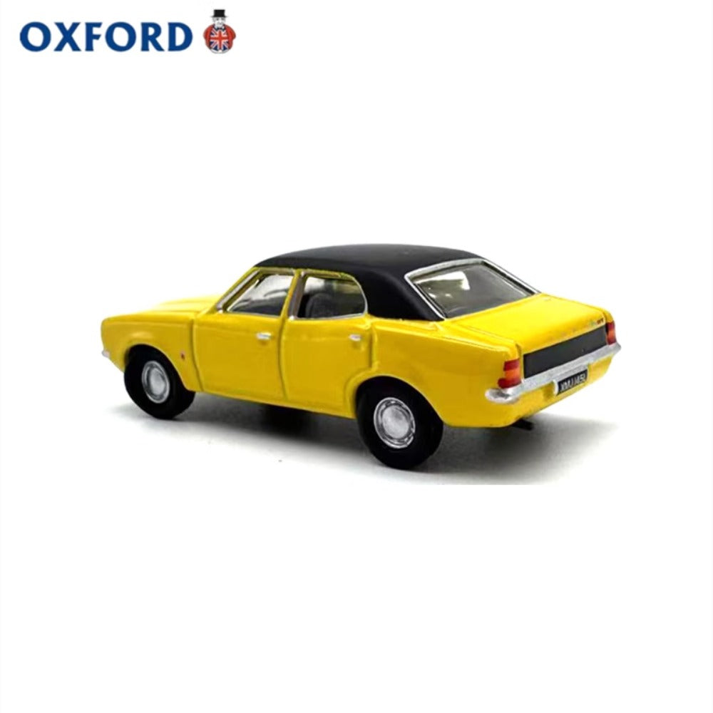 1/76 Scale Ford Cortina Mark III Yellow Diecast Model Car