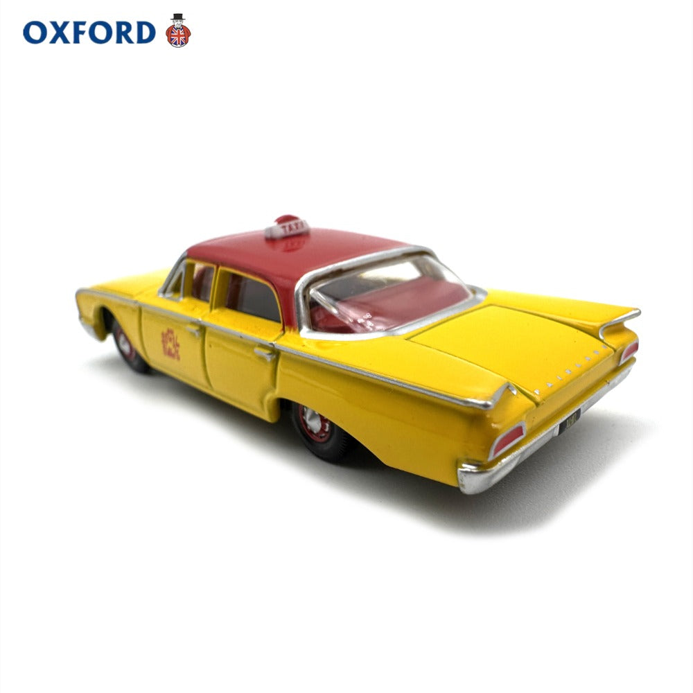 1/87 Scale 1960 Ford Fairline Sedan NYC Taxi Diecast Model Car