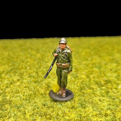 1/72 Scale WWII US Soldiers Painted Figures for Model Dioramas