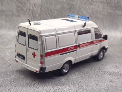 1/43 Scale GAZ-32214 Russian Ambulance Diecast Model Car