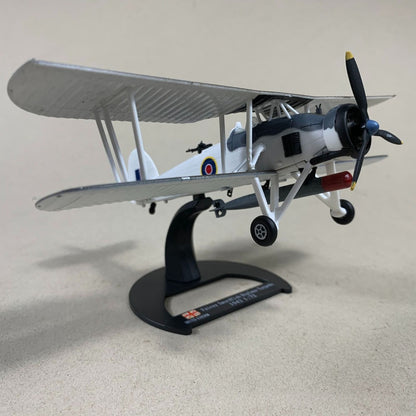 1/72 Scale 1942 Fairey Swordfish WWII British Biplane Torpedo Bomber Diecast Model Aircraft