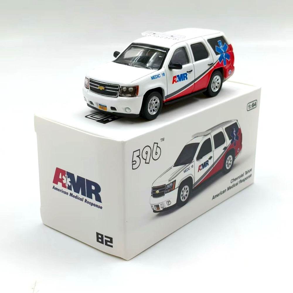 1/64 Scale Chevrolet Tahoe AMR American Medical Response Diecast Model Car