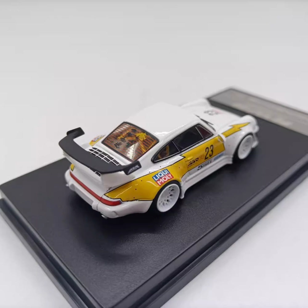 1/64 Scale RWB Porsche 911 (964) Sports Car Diecast Model