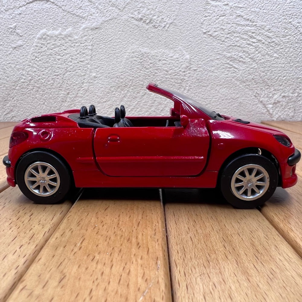 1/32 Scale Peugeot 206 CC Convertible Diecast Model Car