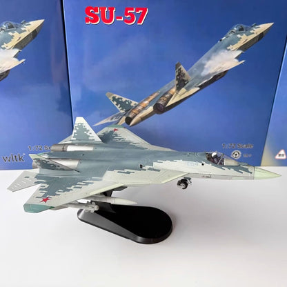 1/72 Scale Sukhoi Su-57 Russian Stealth Multirole Fighter Diecast Model Aircraft