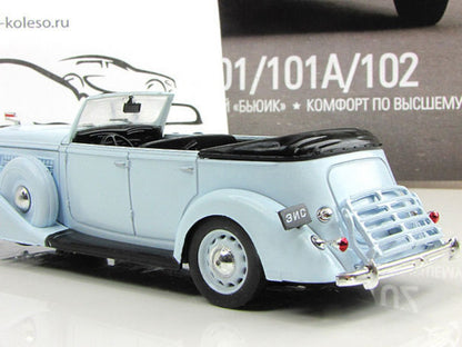 1/43 Scale ZIS-102 Soviet Limousine Convertible Diecast Model Car