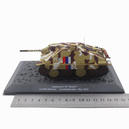 1/43 Scale 1945 Jagdpanzer 38 Hetzer WWII German Light Tank Destroyer Diecast Model