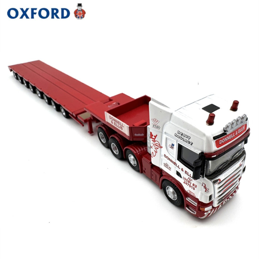 1/76 Scale Scania Donnell & Ellis Low Loader Diecast Model