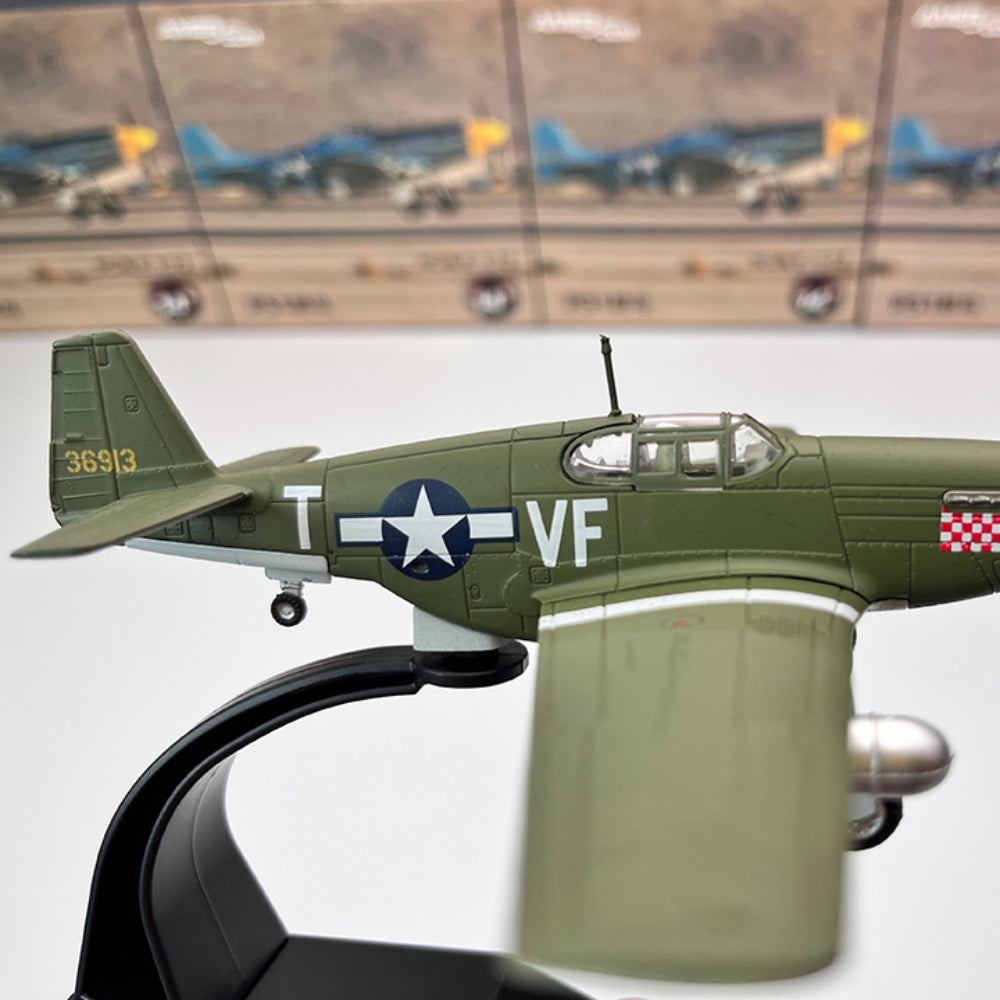 1/72 Scale North American P-51 Mustang 36913 VF-T WWII Fighter Diecast Model Aircraft