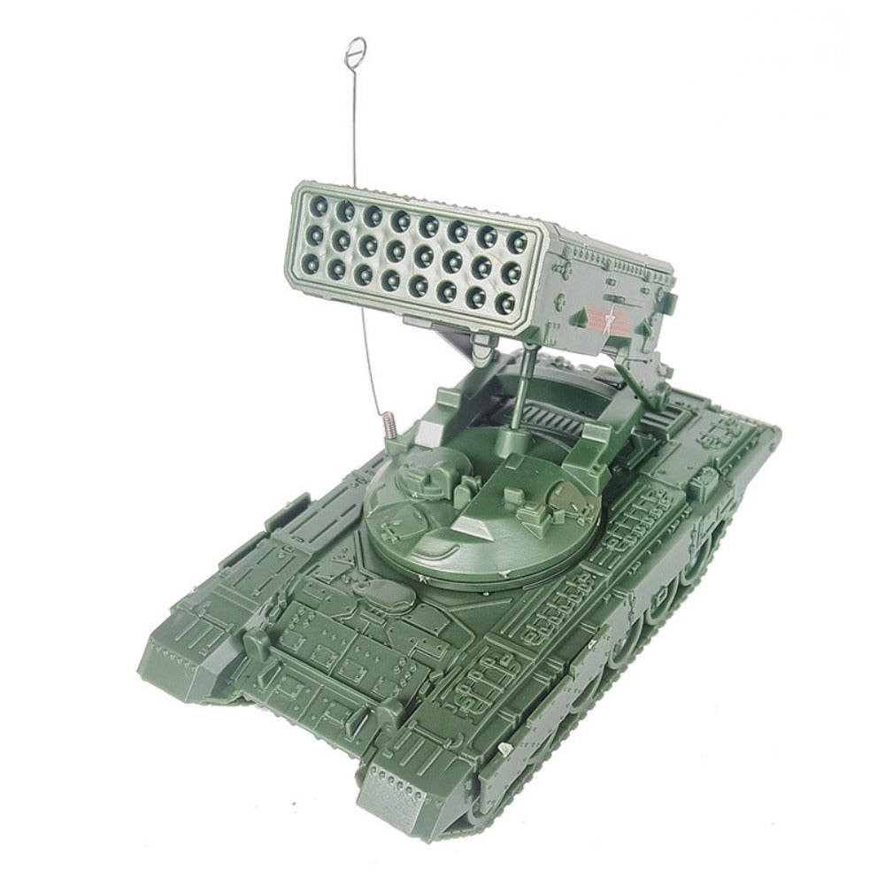 1/72 Scale TOS-1 Buratino Heavy Flamethrower System Russian Multiple Rocket Launcher Pre-built Plastic Collectible Model