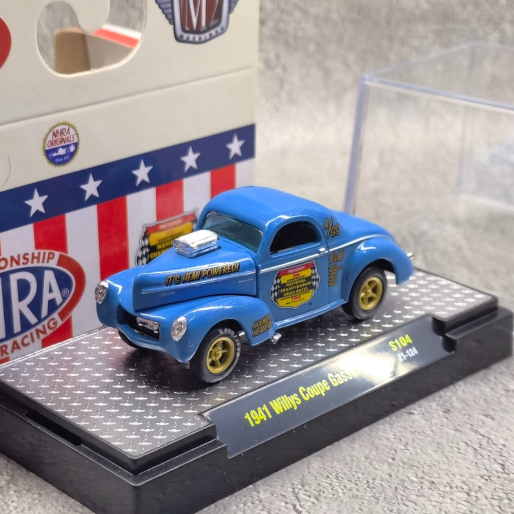 1/64 Scale 1941 Willys Coupe Gasser Diecast Model Car