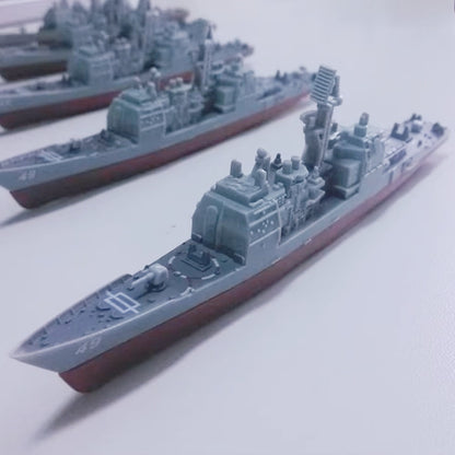 1/1100 Scale USS Vincennes CG-49 Ticonderoga-Class Guided Missile Cruiser Pre-built Plastic Collectible Model Ship