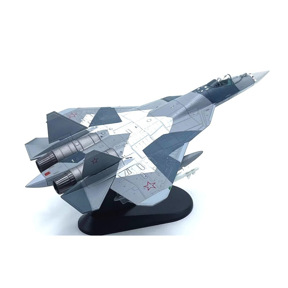 1/100 Scale Sukhoi Su-57 Felon Russia Stealth Multirole Fighter Diecast Model Aircraft